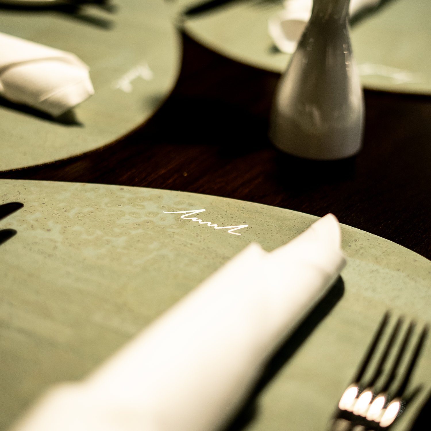 anna-restaurant-brandteller-gruen-serviette-nahaufnahme